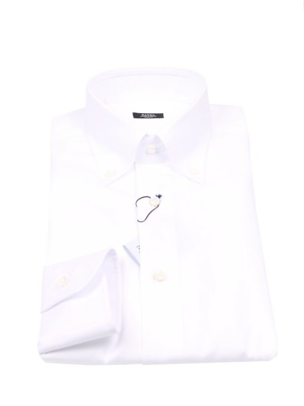 Barba Napoli button down shirt white