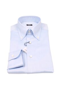 Barba Napoli button down shirt blue