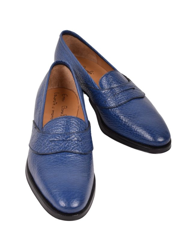 Enzo Bonafe shark skin loafers