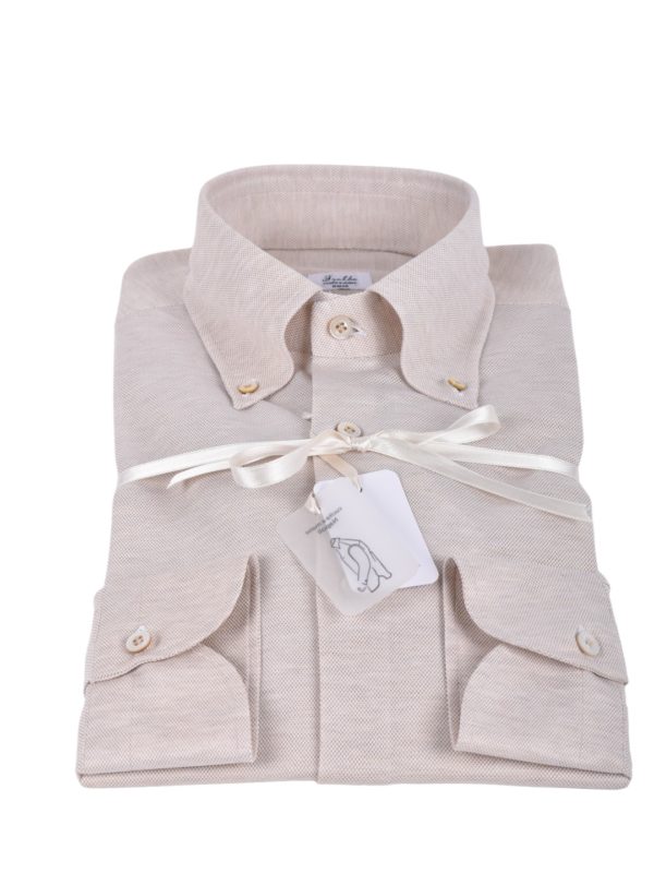 Fralbo Napoli pique shirt beige
