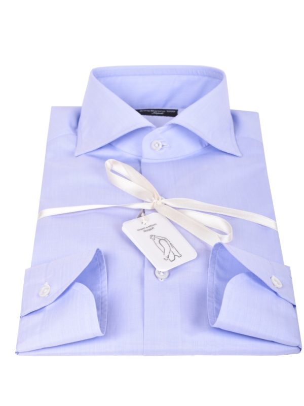 Anna Barone handmade shirt blue