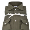 Fralbo Napoli linen shirt green
