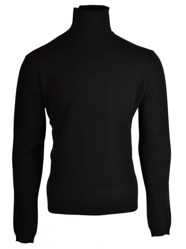 Stile Latino cashmere turtleneck sweater black