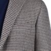 Stile latino wool blazer houndstooth