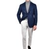 Stile Latino wool silk blue blazer