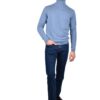 Stile Latino cashmere turtleneck sweater light blue