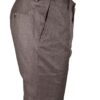 Stile Latino flannel trousers brown