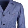 Fralbo Napoli wool linen silk sahariana jacket