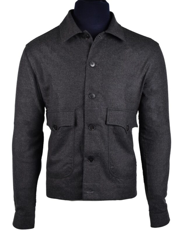 Fralbo Napoli wool cashmere bomber jacket