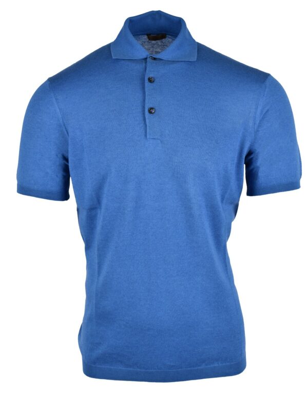 Stile Latino cotton cashmere polo t-shirt