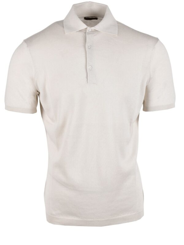 Stile Latino cotton cashmere polo t-shirt