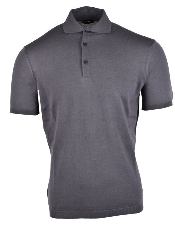 Stile Latino cotton cashmere polo t-shirt