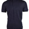 Stile Latino cashmere cotton polo t-shirt navy