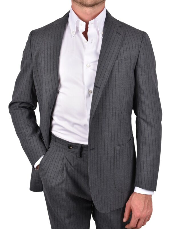 Stile Latino wool mohair suit gray