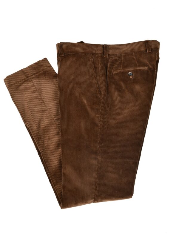 Stile Latino corduroy trousers brown