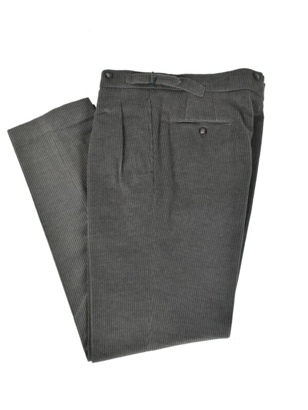 Stile Latino corduroy trousers pleated