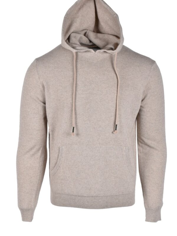 Stile Latino cashmere hoodie beige