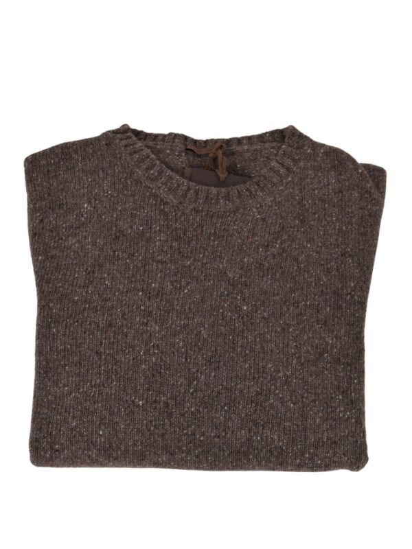 Stile Latino donegal tweed sweater