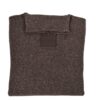 Stile Latino donegal tweed sweater brown turtleneck