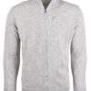 Stile Latino full zip cashmere cardigan light gray