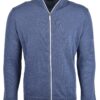 Stile Latino full zip cashmere cardigan ice blue