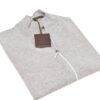 Stile Latino full zip cashmere cardigan light gray