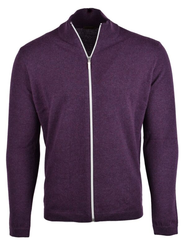 Stile Latino cashmere cardigan purple