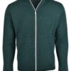 Stile Latino cashmere wool cardigan green