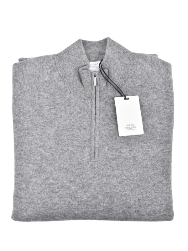 Mauro Ottaviani cashmere half zip sweater