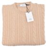 Mauro Ottaviani cashmere cable knit sweater beige