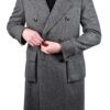 Stile Latino wool herringbone coat