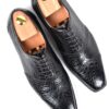 Silvano Lattanzi Alligator oxford shoes black