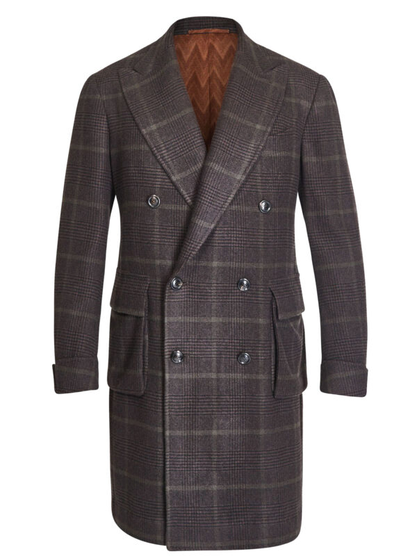 STILE LATINO CASHMERE DOUBLE BREASTED COAT