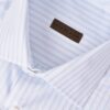 Stile Latino shirt white blue striped