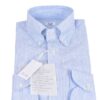 Fralbo Napoli linen shirt light blue striped