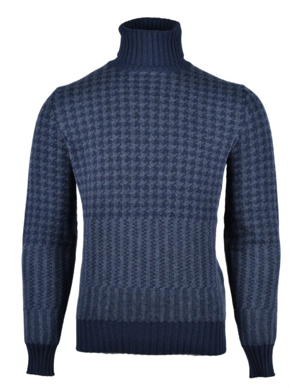 Loro Piana cashmere turtleneck blue