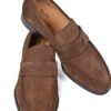 Enzo Bonafe penny loafers brown suede