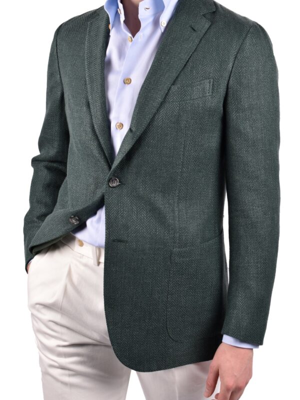 Stile Latino blazer linen wool silk