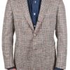 Stile Latino blazer handmade beige check
