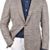 Stile Latino blazer handmade brown check