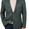 Stile Latino green herringbone blazer