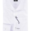 Barba Napoli black label white twill shirt