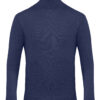 Stile Latino sweater camel turtleneck blue