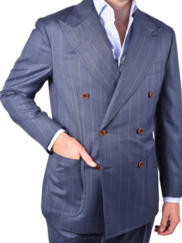 Luigi Melluso suit double breasted wool