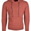 Stile Latino cashmere hoodie coral color