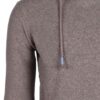 Stile Latino cashmere hoodie brown