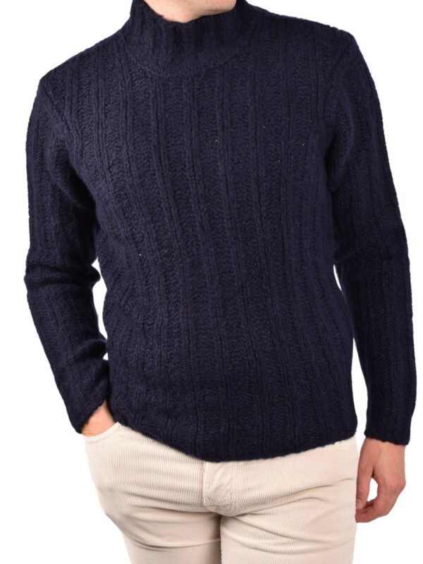 Stile Latino cashmere silk turtleneck sweater