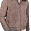 MANDELLI suede bomber jacket