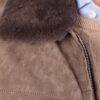 MANDELLI suede bomber jacket