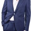 Stile Latino jersey suit handmade cashmere cotton silk blue